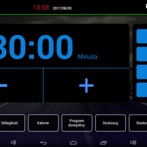 APVsport Bieżnia elektryczna do biegania i chodzenia APV5000 S, ekran TFT ANDROID 7 cali, pas biegowy 130x40cm