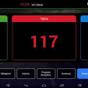 APVsport Bieżnia elektryczna do biegania i chodzenia APV5000 S, ekran TFT ANDROID 7 cali, pas biegowy 130x40cm