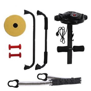 APVsport Bieżnia elektryczna do biegania i chodzenia APV900, ekran LCD, dodatkowe wyposażenie masażer, hantle, brzuszki, mata, pas biegowy 130x38cm